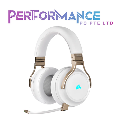 CORSAIR Gaming Virtuoso RGB Wireless High-Fidelity Gaming Headset - Carbon/Pearl/White (2 YEARS WARRANTY BY CONVERGENT SYSTEMS PTE LTD)