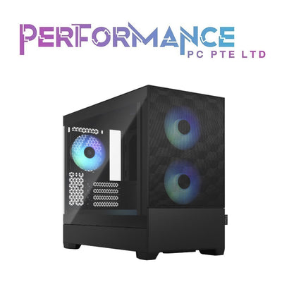Fractal Design Pop Mini Air RGB White / Black TG Clear Tint (2 YEARS WARRANTY BY CONVERGENT SYSTEMS PTE LTD)