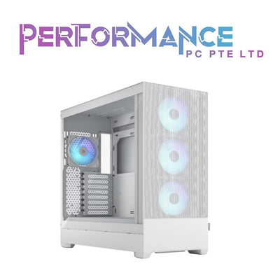 Fractal Design Pop XL Air RGB White / Black TG Clear Tint (2 YEARS WARRANTY BY CONVERGENT SYSTEMS PTE LTD)