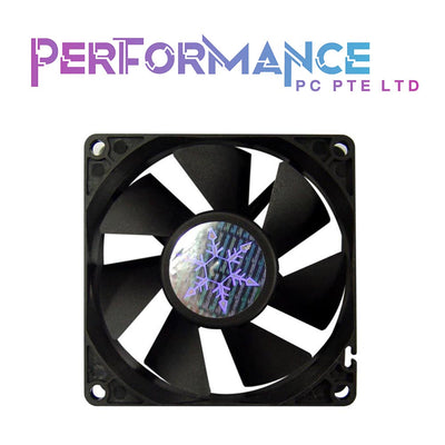 SilverStone FN81 - FN Series Computer Case Cooling Fan 80mm, Low acoustic thermal solution, black (1 YEAR WARRANTY BY AVERTEK ENTERPRISES PTE LTD)