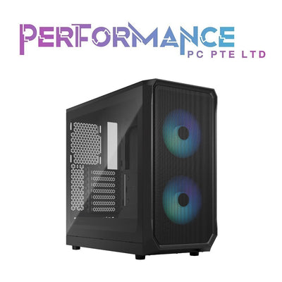 Fractal Design Focus 2 RGB Black / White TG Clear Tint (2 YEARS WARRANTY BY CONVERGENT SYSTEMS PTE LTD)