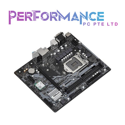 ASRock H510M/AC Motherboard Supports DDR4 3200MHz (OC) 1 x PCIe 4.0 x16, 1 x PCIe 3.0 x14 SATA3, 1 x Ultra M.2 (PCIe Gen3 x4 & SATA3) 4 x USB 3.2 Gen1 (2 x Rear, 2 x Front)4 x USB 2.0 (2 x Rear, 2 x Front)( 3 YEARS WARRANTY BY TECH DYNAMIC PTE LTD)