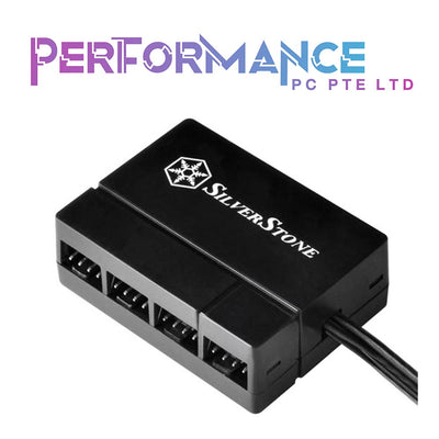 SilverStone Technology CPF04 Silverstone 8-Port PWM Fan Hub/Splitter for 4-Pin & 3-Pin Fans (1 YEAR WARRANTY BY AVERTEK ENTERPRISES PTE LTD)