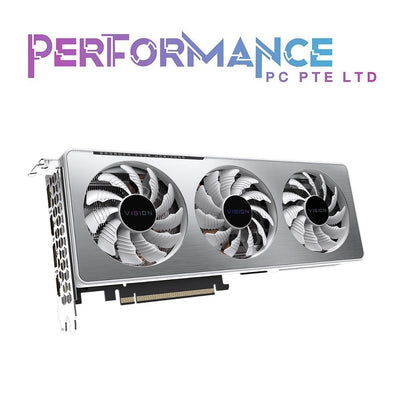 GIGABYTE GeForce RTX™ 3060 Ti RTX 3060Ti VISION OC 8G GDDR6 (3 YEARS WARRANTY BY CDL TRADING PTE LTD)