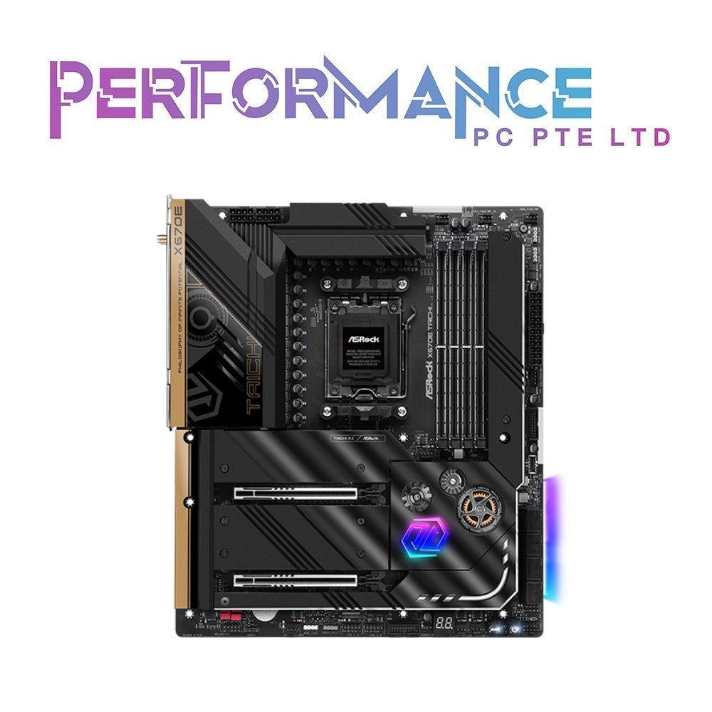 ASRock X670E Taichi, AM5 DDR5 Ryzen 7000 Motherboard (3 YEARS WARRANTY BY TECH DYNAMIC PTE LTD)