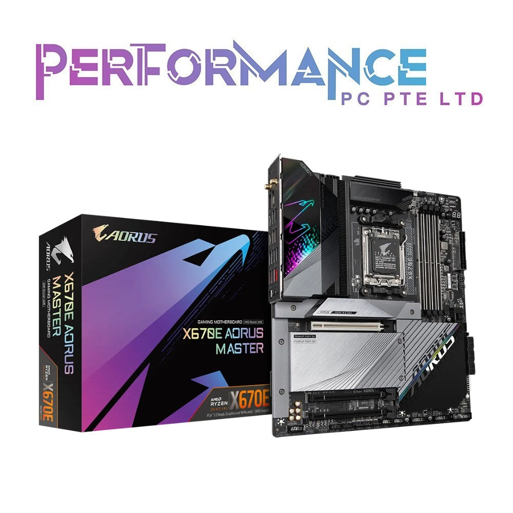 Gigabyte X670E X670 E X670-E Aorus Masters Motherboard (3 YEARS WARRANTY BY CDL TRADING PTE LTD)