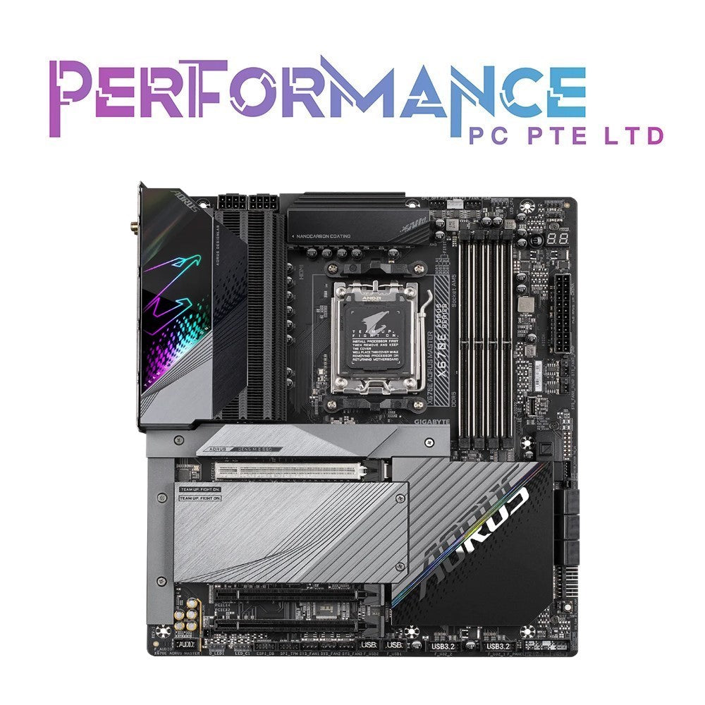 Gigabyte X670E X670 E X670-E Aorus Masters Motherboard (3 YEARS WARRANTY BY CDL TRADING PTE LTD)