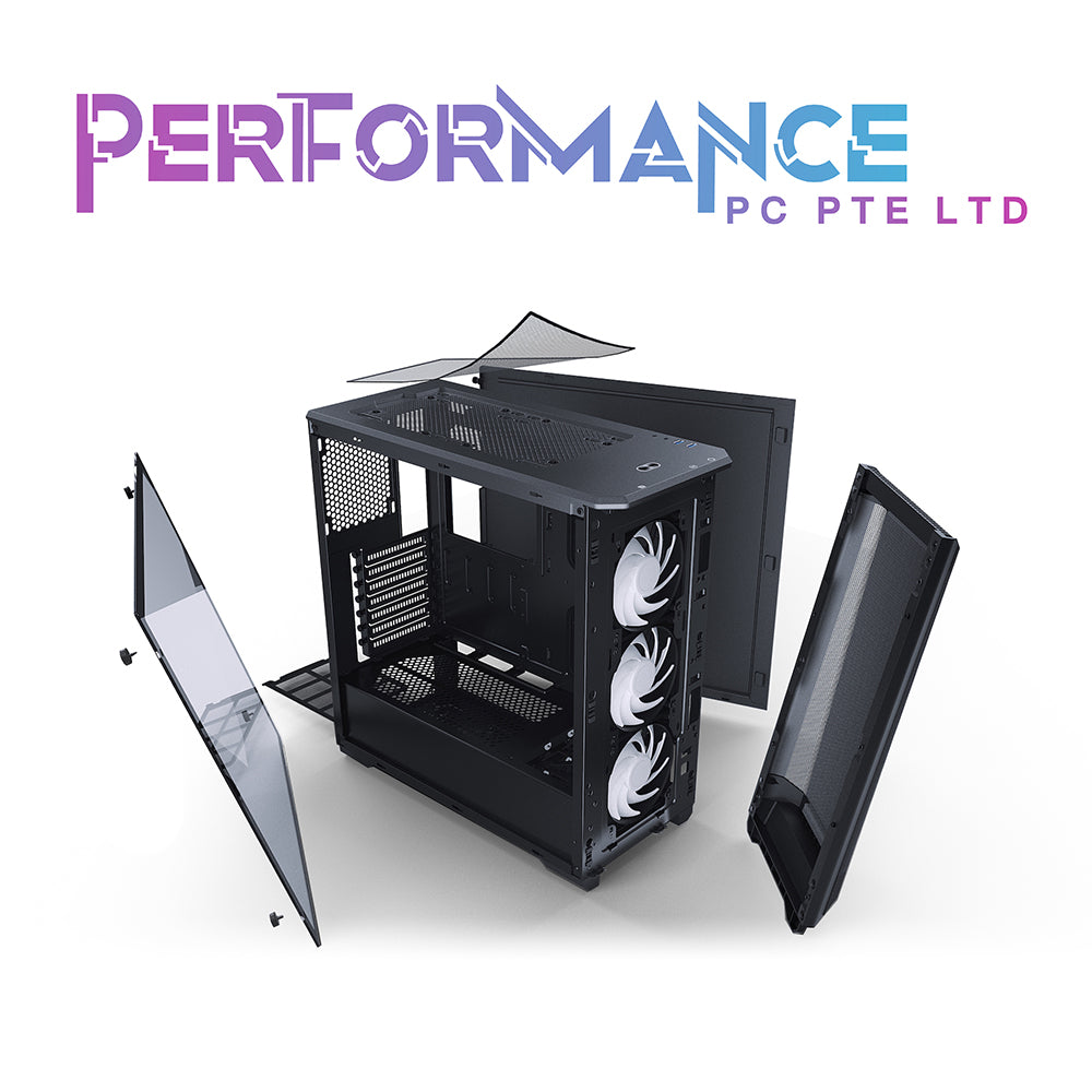 Phanteks Eclipse P400 Air Mid Tower Case Black/White (1 YEAR WARRANTY BY CORBELL TECHNOLOGY PTE LTD)