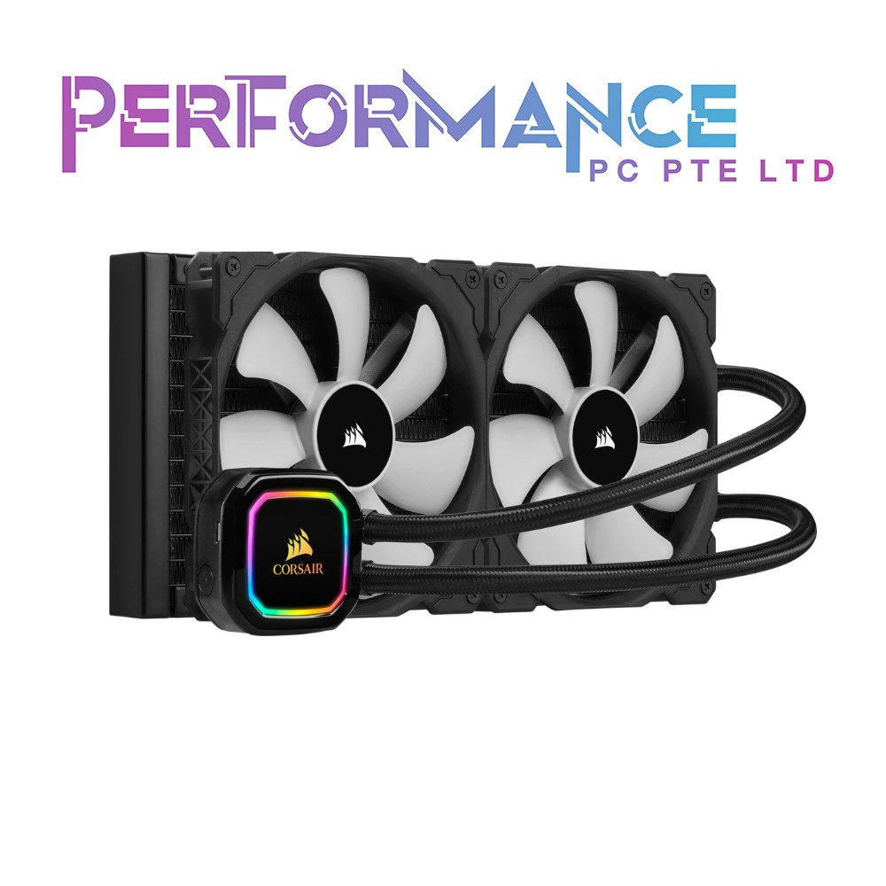 CORSAIR iCUE H60i/H100i/H115i/H150i RGB PRO XT Watercooler AIO, 120mm/240mm/280mm/360mm Radiator (5YEARS WARRANTY BY CONVERGENT SYSTEMS PTE LTD)