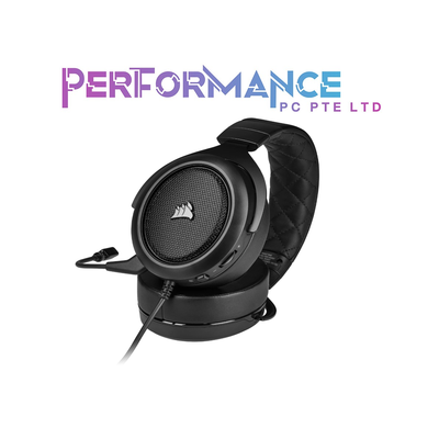 CORSAIR HS50 Pro Gaming Headset - Carbon/Green/Blue (2 YEARS WARRANTY BY CONVERGENT SYSTEMS PTE LTD)