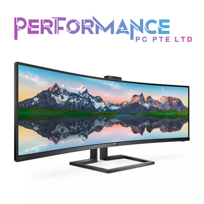 PHILIPS P-LINE 499P9H1 49 inch Dual QHD 5120 x 1440 70hz SuperWide Curved LCD Display with Built-in Speakers (3 YEARS WARRANTY BY CORBELL TECHNOLOGY PTE LTD)
