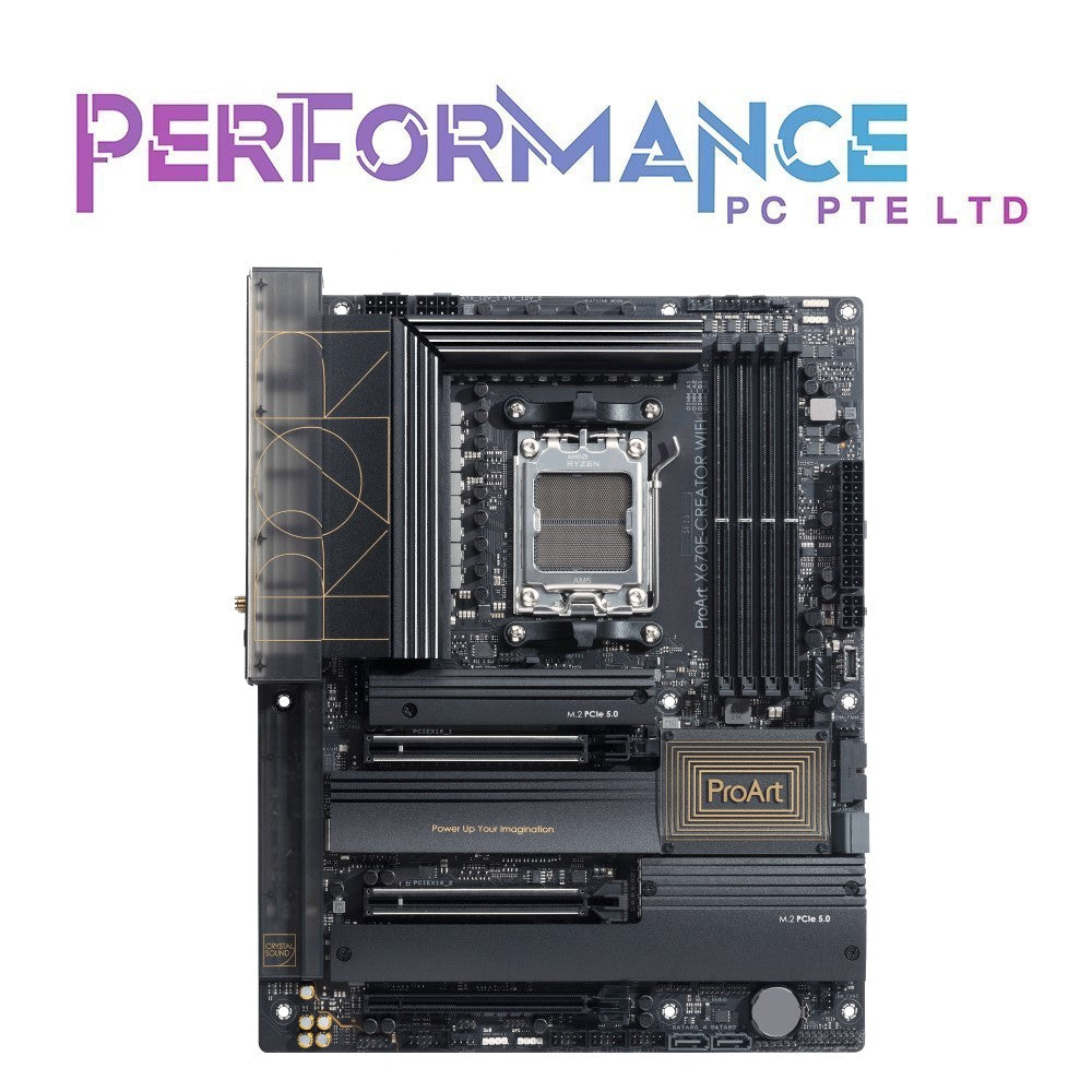 Asus ProArt X670E-CREATOR WIFI Motherboard, X670 E CREATOR WIFI (3 YEARS WARRANTY BY AVERTEK ENTERPRISES PTE LTD)