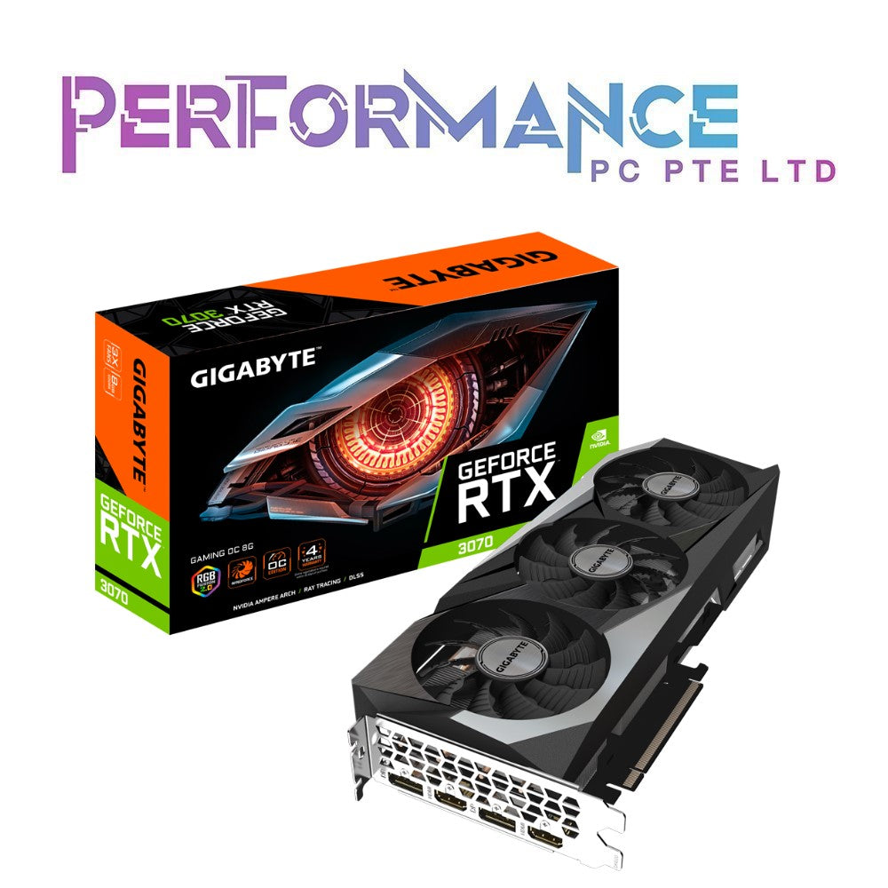 GIGABYTE GeForce RTX™ 3070 GAMING OC 8G GDDR6 (4 YEARS WARRANTY BY CDL TRADING PTE LTD)