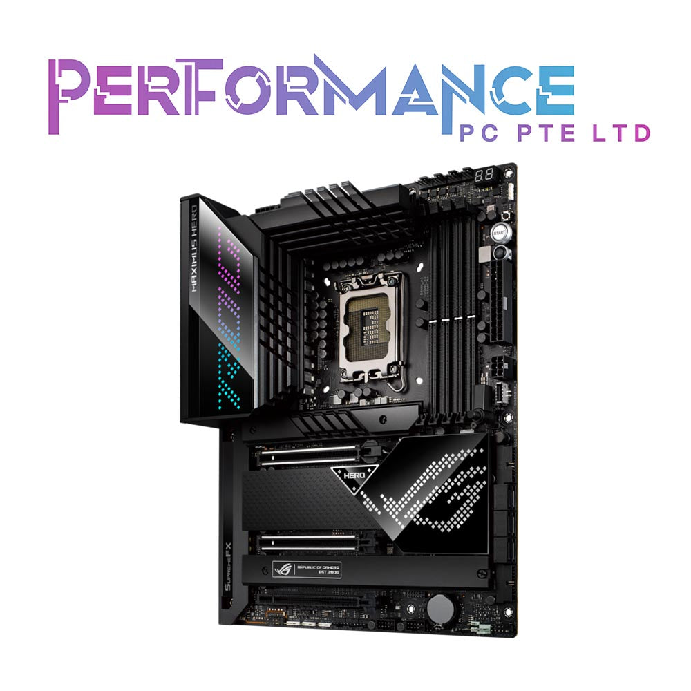 ROG MAXIMUS Z690 XIV HERO ATX Motherboard for LGA 1700 12th Gen Intel Processors (3 YEARS WARRANTY BY Ban Leong Technologies Ltd)