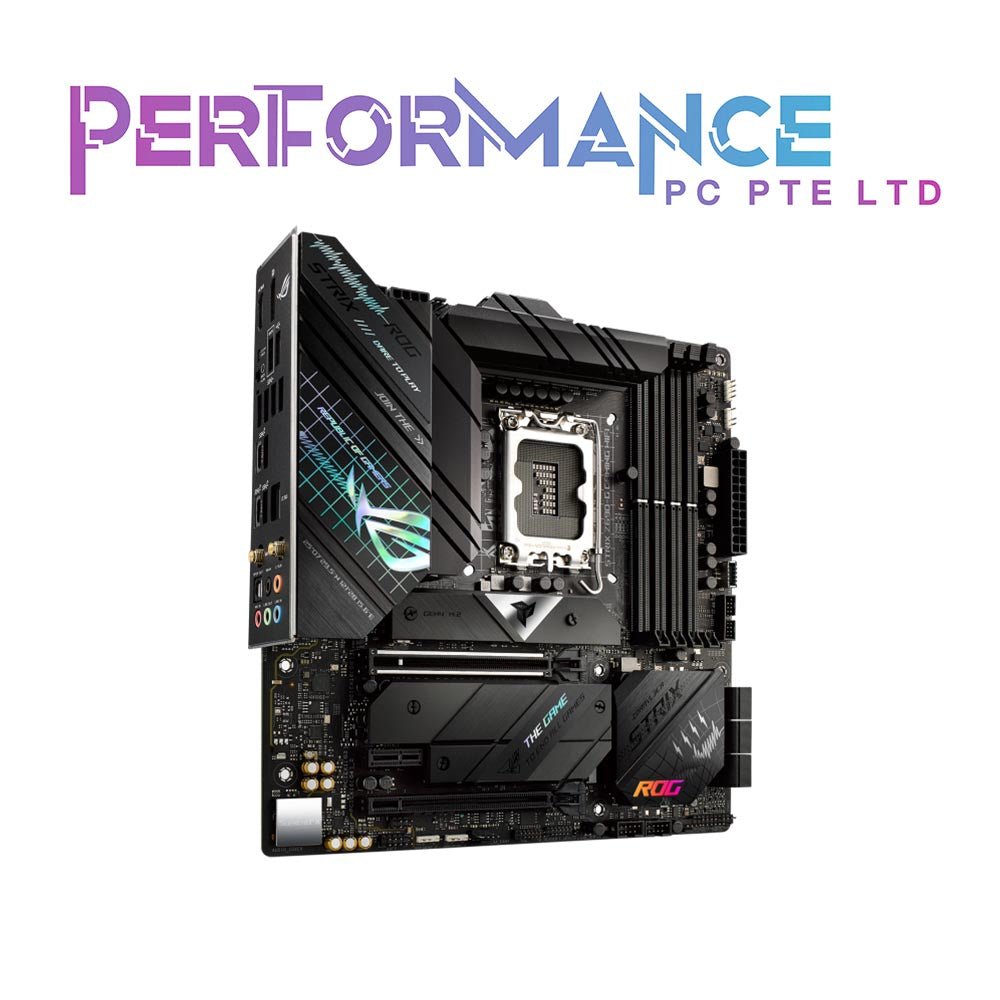 ASUS ROG Strix Z690-G Gaming WiFi 6E LGA 1700(Intel 12th Gen) Micro ATX gaming motherboard(PCIe 5.0,DDR5,14+1 power stages,2.5 Gb LAN,Thunderbolt 4,3xM.2,Front panel USB 3.2 Gen 2x2 Type-C connector) (3 YEARS WARRANTY BY Ban Leong Technologies Ltd)