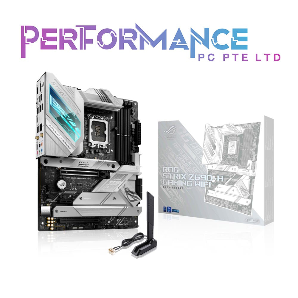 ASUS ROG STRIX Z690-A GAMING WIFI Intel® Z690 LGA 1700 ATX motherboard with PCIe® 5.0, 16+1 DrMos, DDR5 (3 YEARS WARRANTY BY Ban Leong Technologies Ltd)