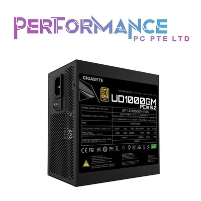 Gigabyte UD850GM/UD1000GM/UD1300GM PG5, PCIe 5 Power Supply (5 YEARS WARRANTY BY CDL TRADING PTE LTD)