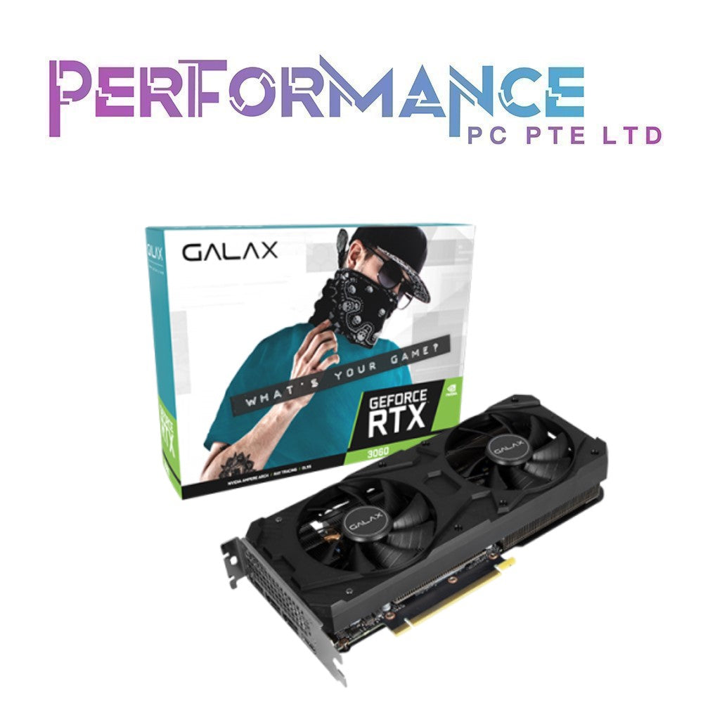 GALAX GeForce RTX 3060 RTX3060 8GB 1-Click OC (3 YEARS WARRANTY BY CORBELL TECHNOLOGY PTE LTD)