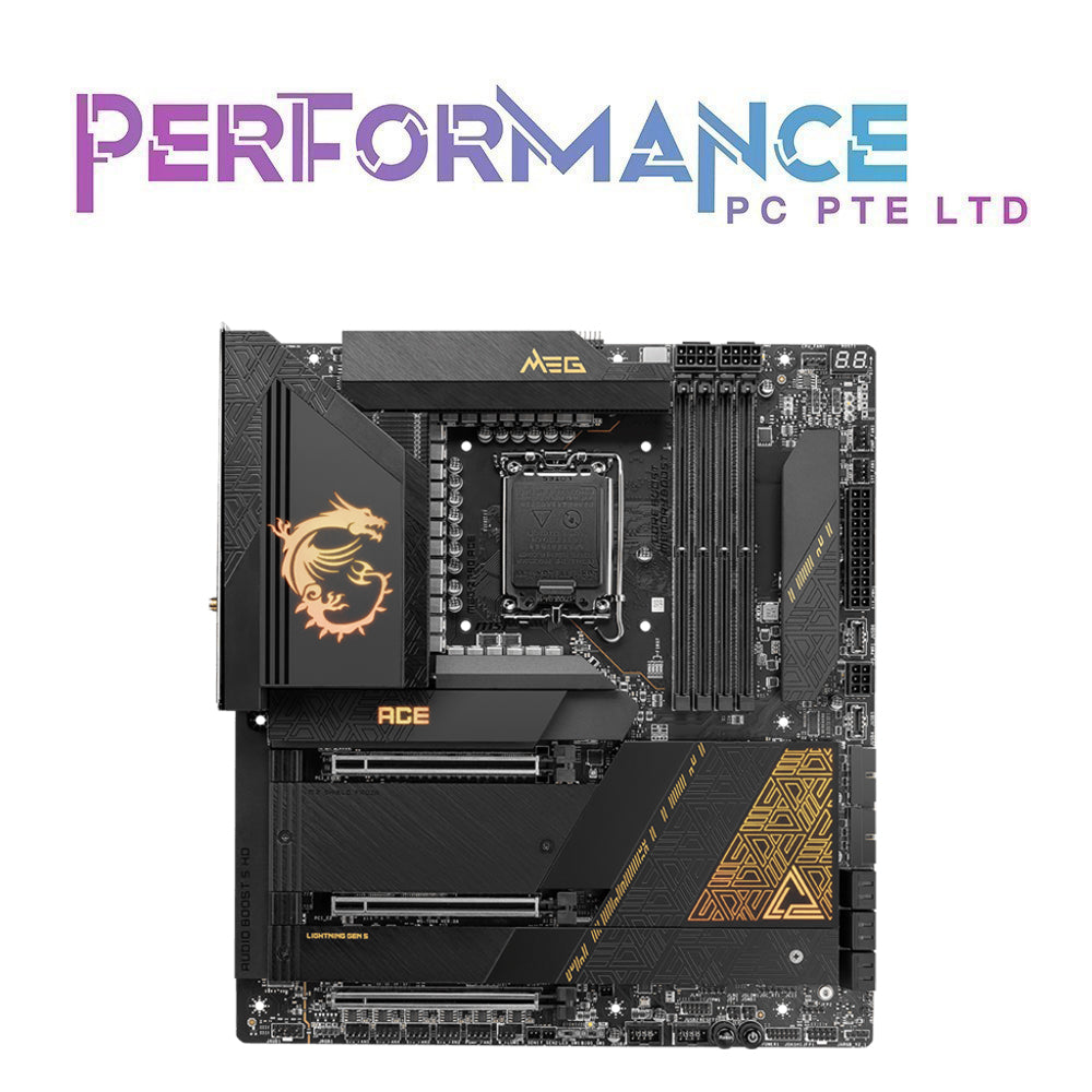 MSI MEG Z790 Ace Gaming Motherboard (3 YEARS WARRANTY BY CORBELL TECHNOLOGY PTE LTD)