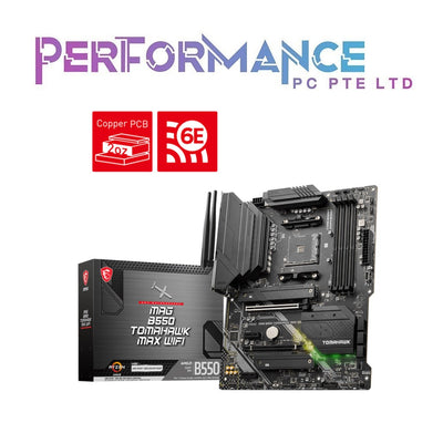 MSI MAG B550 TOMAHAWK MAX WIFI ( 3 YEARS WARRANTY BY CORBELL TECHNOLOGY PTE LTD)