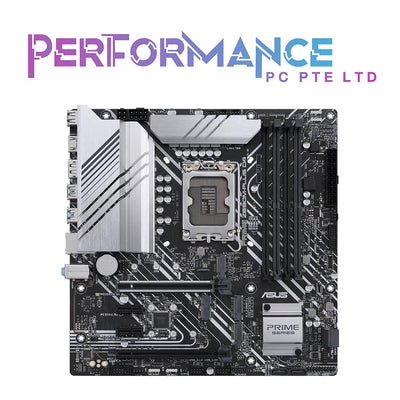 ASUS Prime Z690M-Plus D4 LGA 1700 Intel 12th Gen microATX Motherboard- PCIe 5.0, DDR4, 10+1 Power Stages, 3x M.2, 1Gb LAN, USB 3.2 Gen 2x2 Type-C, Front USB 3.2 Gen 1 Type C Connector (3 YEARS WARRANTY BY Ban Leong Technologies Ltd)