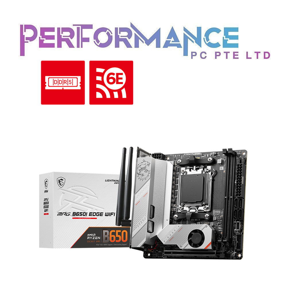 (PRE-ORDER) MSI MPG B650I EDGE WIFIB650 I EDGE WIFI (3 YEARS WARRANTY BY CORBELL TECHNOLOGY PTE LTD)