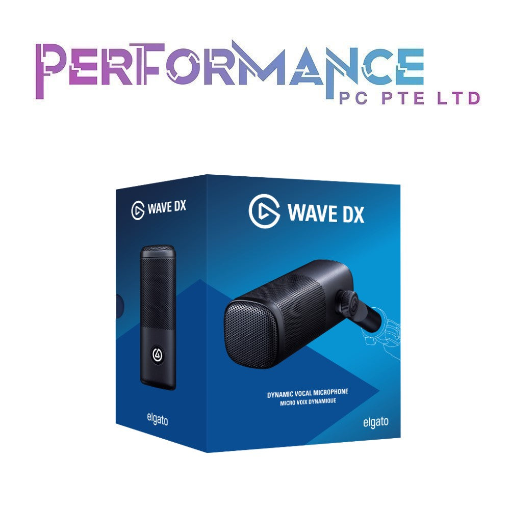 Elgato Wave DX Dynamic Microphone (2 YEARS WARRANTY BY CONVERGENT SYSTEMS PTE LTD)