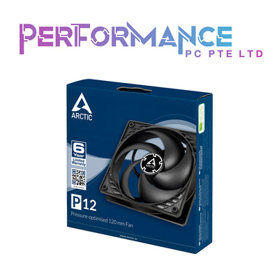 ARCTIC P14 PWM Pressure-optimised 140 mm Fan Black/White (6 Years Warranty By Tech Dynamic Pte Ltd)