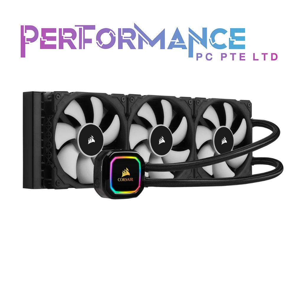 CORSAIR iCUE H60i/H100i/H115i/H150i RGB PRO XT Watercooler AIO, 120mm/240mm/280mm/360mm Radiator (5YEARS WARRANTY BY CONVERGENT SYSTEMS PTE LTD)