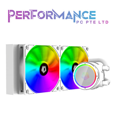 ID-COOLING ZOOMFLOW 240X/360X ARGB BLACK/WHITE AIO CPU COOLER (LGA 1700 Compatible) (3 Years Warranty By Tech Dynamic Pte Ltd)