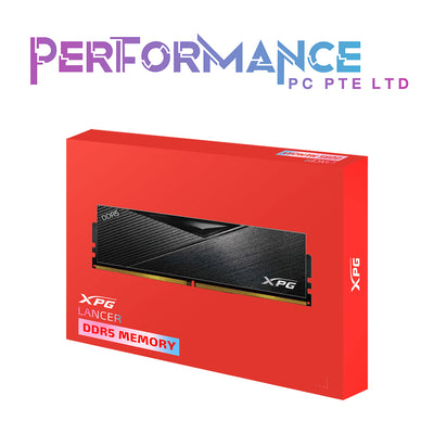 ADATA XPG Lancer Black DDR5 5200MHz CL38 16GB (2x8GB) (Lifetime Limited Warranty By Tech Dynamic Pte Ltd)