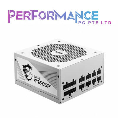 MSI PG A650GF MPG A750GF MPG A850GF 650W/750W/850W/80Plus Gold/Full Modular/Flat Cables/100% Jap Capacitors White/Black (10 YEARS WARRANTY BY CORBELL TECHNOLOGY PTE LTD)