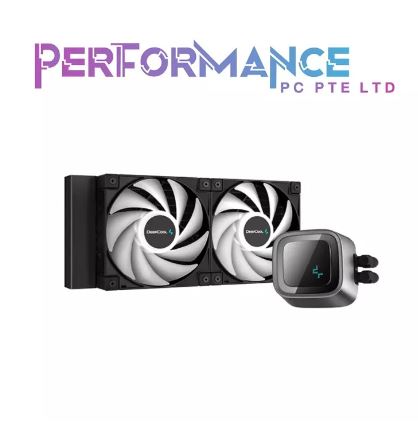 Deepcool LS520 AIO 240mm AIO with 2 x FC120 ARGB Fans, Latest 4th Gen water pump for optimal coolant flow, Infinity mirror pump cap design which are rotatable  (3 YEARS WARRANTY BY TECH DYNAMICS PTE LTD)