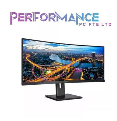 Philips 346B1C UltraWide 34" Curved Monitor, UltraWide QHD 2K, USB-C and Built-in KVM Switch, 119% sRGB, USB-PD 90W, Height Adjustable, PowerSensor (3 YEARS WARRANTY BY CONVERGENT SYSTEMS PTE LTD)