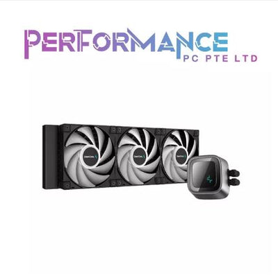 Deepcool LS720, 360mm AIO, 3 x FC120 ARGB Fan (LGA 1700 Ready) Black/White (3 YEARS WARRANTY BY TECH DYNAMIC PTE LTD)