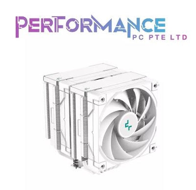 DeepCool AK620 High-Performance CPU Cooler, Dual-Tower Design, 2X 120mm Fluid Dynamic Bearing Fans, 6 Copper Heat Pipes, 260W Heat Dissipation White